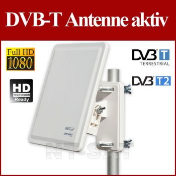 Aktiv DVB-T Antenne Opticum AX 800 mit Wandhalterung