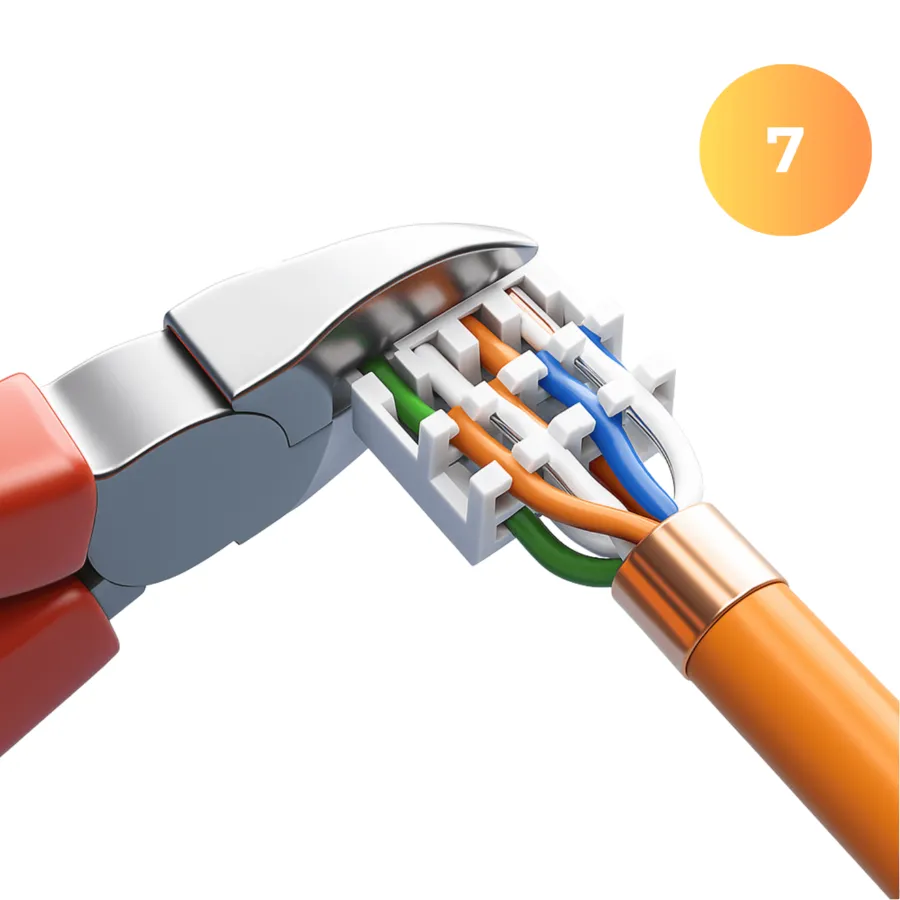 CAT-7-Netzwerkverbinder – Ansicht 7