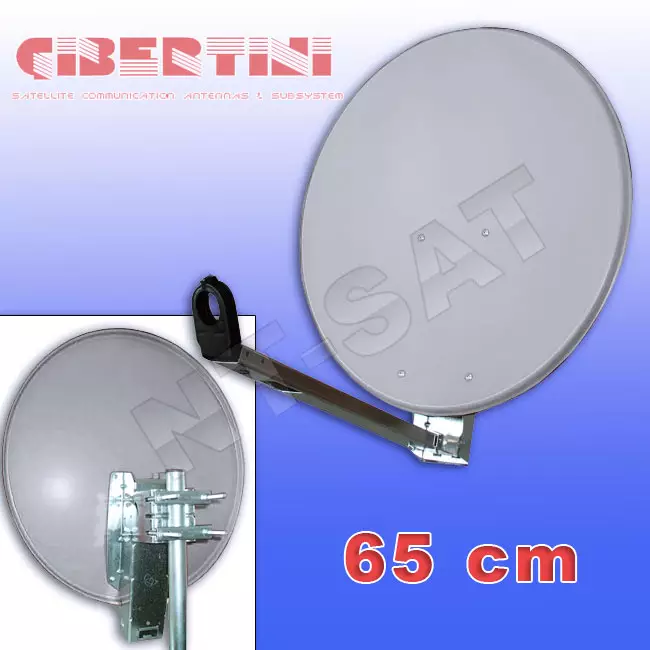 Gibertini Antenne 65cm Aluminium Hellgrau