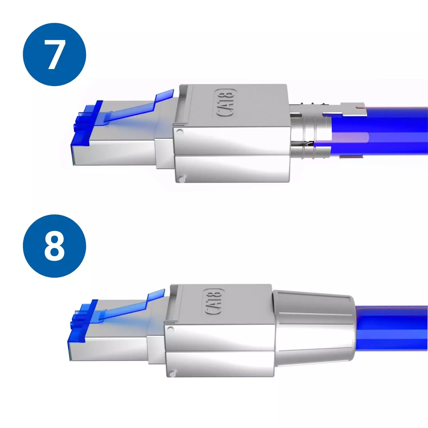 Germany B.e.s.t CAT 8 Netzwerkstecker RJ-45